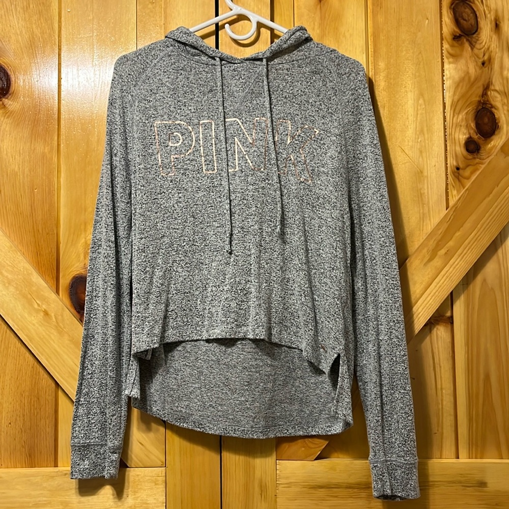 PINK light weight hoodie, size small
